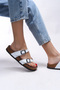 Jessinesra Women's White Skin Flip Flops - 0012501 - 5