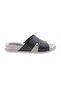 P33-23Y Women's Slippers Genuine Leather Black
