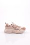 65137 Women's Lace-Up Thick Sole Sports Shoes Beige Roz