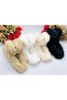Furry Plush Clamp Latch Buckle Hair Clip Hair Accessory (4 Pieces) - 2