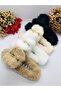 Furry Plush Clamp Latch Buckle Hair Clip Hair Accessory (4 Pieces) - 7