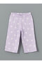 Lcw Kids White Crew Neck Printed Girls' Pajamas Set - 3