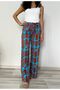 Summer Viscose Women's Trousers - Wide Leg Plaszo - 8