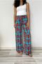 Summer Viscose Women's Trousers - Wide Leg Plaszo - 2