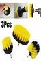Set of 3: Drill Bit - Brush - for Cleaning Bathroom, Bathtub, Shower, Car Seat and Tire - 2