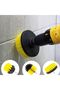 Set of 3: Drill Bit - Brush - for Cleaning Bathroom, Bathtub, Shower, Car Seat and Tire - 7
