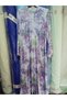 Robadan Long Sleeve 100% Viscose Push Flower Mother Dress, Prayer Dress