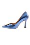 Women's Pointed Toe t Vharf Buckle Heeled Shoes 101663236 - 3