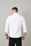 Men's Cotton Pocketless Basic Long Sleeve Shirt - White - 4