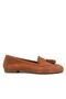 Genuine Suede Tan Color Women's Ballerinas - 5