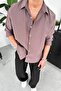 Brown Soft Premium Oversize Shirt - 6