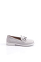 Women's Loafer Shoes Silver Gray 831453