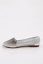 A199 Women's Flat Toe Babet Silver Plated - 3