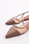 Women's Back-Tie Ballerina Flats Mink 92221085 - 4
