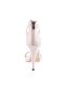 7631-23Y Women's Heeled Shoes Beige - 4