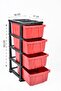 Plastic Storage Drawer - 4 Layer