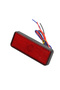 Red Shell Motorcycle Modified LED Taillight Electric Car Led Reflector 24led Brake Taillight Truck S - 7
