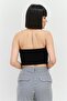 Women Sweetheart Neck Strapless Solid Tube Top, Black - 3