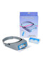 Blue 1.5X2X2.5X3.5X Professional Head Wearing Magnifier Optivisor Eye Loupe 4 Lens Magnifier For Wat