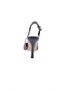 2025-23Y Women's Silver Stone Rubber Detailed Thin Heeled Shoes Black - 4