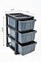 Plastic Storage Drawer - 3 Layer - 2