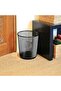 3-Pack Round Black Metal Mesh Wastebasket, Trash Bin for Kitchen, Bathroom, Office - 6