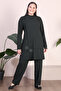 Women's Plus Size Seasonal Combed Cotton Suit - 3