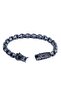 Oxidized Patterned Men's Steel Bracelet