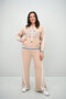 Women's Plus Size Corded Wide Leg Tracksuit Set 8164-25 - 5