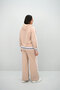 Women's Plus Size Corded Wide Leg Tracksuit Set 8164-25 - 3
