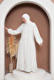 Ecru Hajj Umrah Prayer Robe Viscose Regular Size 36-46 Length 1.45 cm