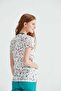 Dr Grays Cut Lycra Surgical Single Top Patterned Nurse Uniform Medical Uniform Doctor Gown - 4