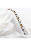 Double Color Interlaced Steel Men's Bracelet - 3