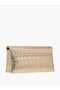 Embellshed Crossbody Bag with Chain Strap and Flap Closure - W 7 x H 11.5 x D 21 cm - 3