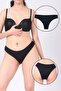 Women's Bonding Laser Cut Panties - Kts4055 Dark Blue