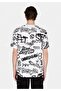 Comfort Fit Round Neck Printed Men's White Short Sleeve T-Shirt Cl 1073103 - 2