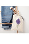 Lavender, Lavender Design Flower Tote Bag Canvas Tote Bag, Shoulder Bag, Floral Bag - 2