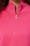 Mooncover Women's Half-Zip Warm Sweatshirt – Fuchsia - 4