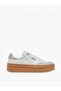 Womens' Panelled Lace-Up Sneakers - 3