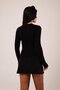 Long Sleeve Basic Black Bluz - 6