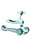 Children's Scooter with Smart Seat, 3 Wheels, Led Light Scooter, Height Adjustable - Water Green - 4