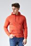 Mooncover Men's Hooded Sweatshirt – Orange - 3