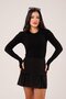 Long Sleeve Basic Black Bluz
