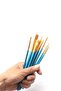 10Pcs Oil Paint Acrylic Paint Watercolor Brush Suit Brush Set Cin680Mv - 4