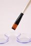 6 Pieces Nylon Brush Set - Flat Oil Acrylic and Watercolor Brush cin684 - 2