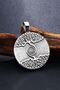 Viking Ethnic Vintage Talisman Tree of Life Steel Necklace ds72 - 2