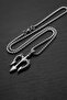 Gray Vintage Poseidon Ancient Greek God Steel Unisex Necklace Eu56 - 2