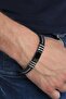 Black Ipc Cap. Kaçuk Steel Men's Bracelet Cy86 - 4