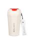 Complete 304 L Steel White 410 ml Coffee Hand Thermos Mug Gin398By