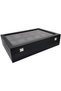 Black Diamond Leather 15-Piece Glass Watch Box St15-69 - 3